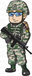 Clipart Of Army And Military Image