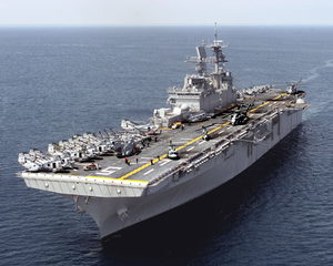 Uss Bataan At Sea Image
