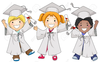 Kindergarten Graduates Clipart Image