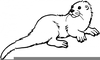 Sea Otter Cartoon Cliparts Image