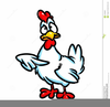 Chicken Crossing Road Clipart Image