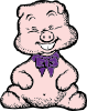 Laughing Pig 1 Clip Art