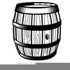 People In Barrels Clipart Image