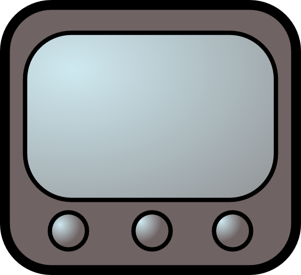 clip art tv. Television clip art