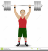 Weight Lifter Clipart Image