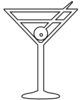 Martini Glass Clip Art