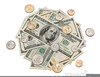Dollars Coins Clipart Image