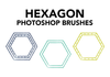 Hexagon Shapes Photoshop Image