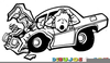 Free Truck Accident Clipart Image