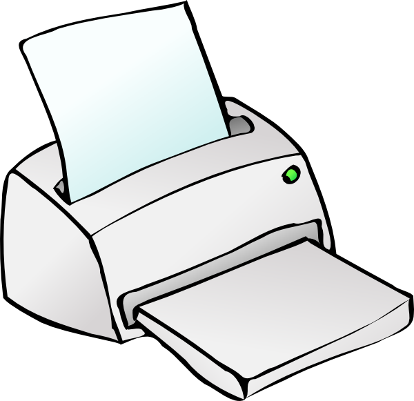 computer printer clip art - photo #10