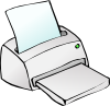 Inkjet Printer Clip Art