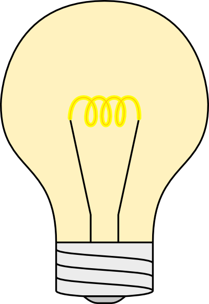 free cartoon light bulb clipart - photo #36