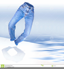 Denim Jeans Clipart Image