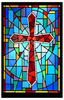Church Stained Glass Window Clipart Image
