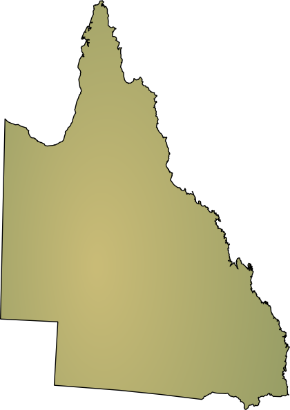 clipart map of queensland - photo #3