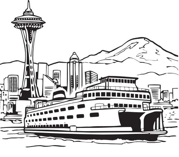 clipart of space needle - photo #43
