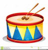 Free Toy Drum Clipart Image