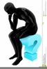 Thinking Pose Clipart Image