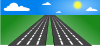 Open Road Clip Art