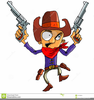 Comic Cowboy Hats Clipart Image