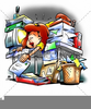 Clipart Frazzled Secretary Image