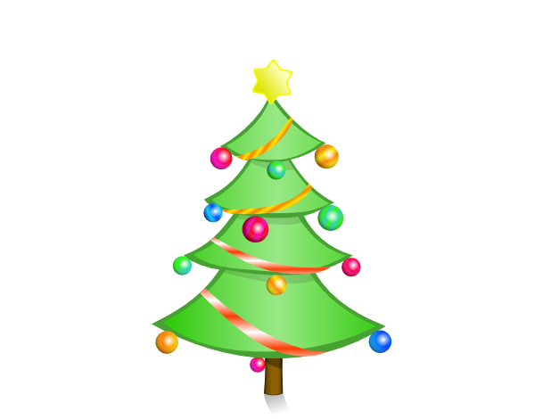 animated christmas tree clip art free - photo #21