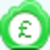 Free Green Cloud Pound Coin Image