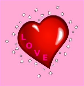 Heart Love Stars Clip Art