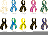 Diabetes Awareness Ribbon Clipart Image