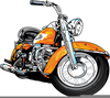 Cartoon Harley Davidson Clipart Image