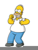 Hommer Simpson Clipart Image