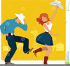 Country Western Dance Clipart Image