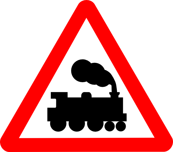 Train Road Signs Clip Art at Clker.com - vector clip art online 