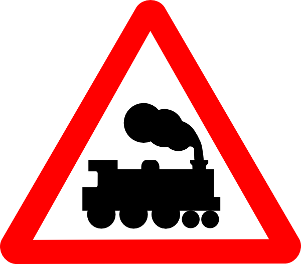 train signs clip art - photo #1