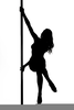 Pole Dancing Clipart Image