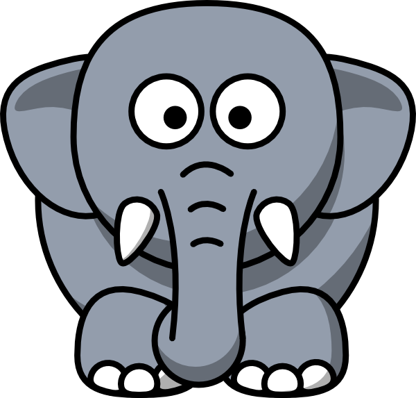 free clip art elephant cartoon - photo #11