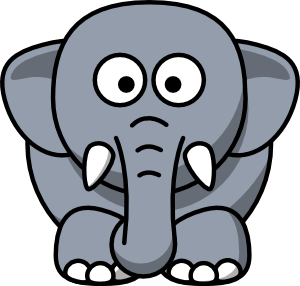 Cartoon Coloring Pages  Kids on Cartoon Elephant Clip Art   Vector Clip Art Online  Royalty Free