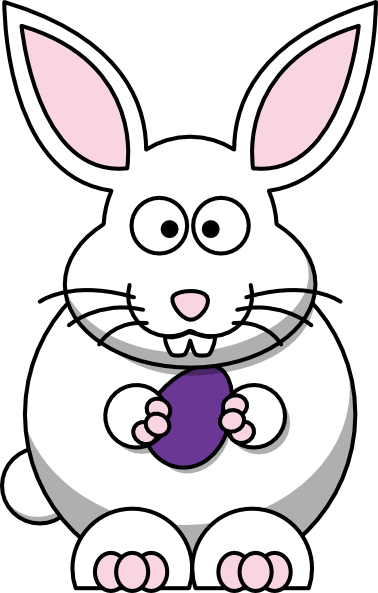 easter bunny clipart picture. Smiling Bunny