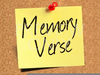 Memory Verse Clipart Image