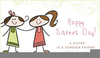 National Sibling Day Clipart Image