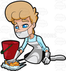 Cleaning Sponge Clipart Image
