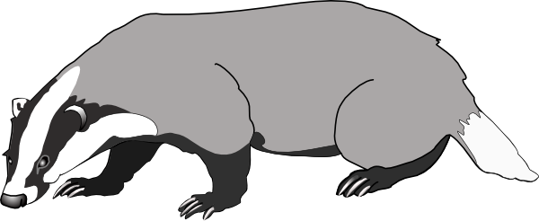 honey badger clipart - photo #11