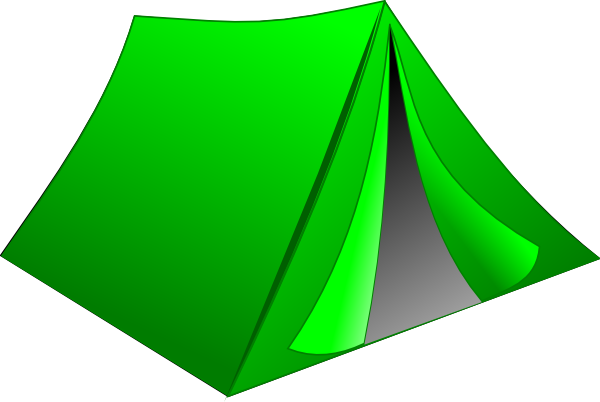 green tent clip art - photo #1