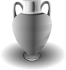 Egyptian Vase Black And White Clip Art