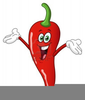 Dancing Chili Pepper Clipart Image