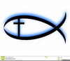 Religious Fish Symbol Clipart Image