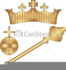 Orb And Sceptre Clipart Image