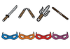 Ninja Weapons Clipart Image