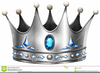 Silver Princess Crown Clipart Image