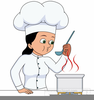 Italian Female Cooks Clipart Image